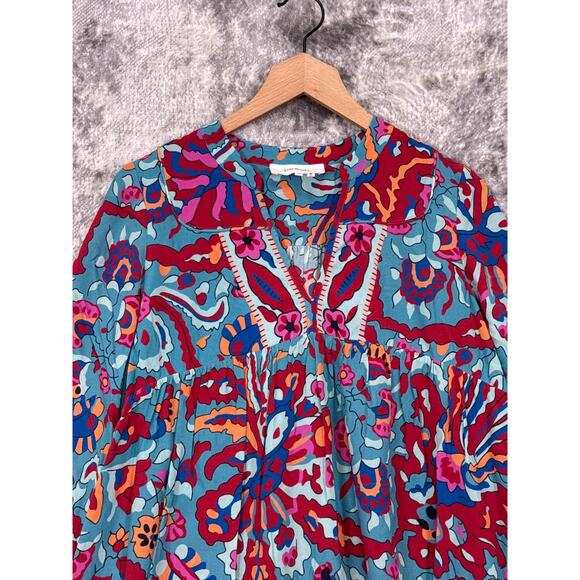 Ba&sh Dress XS Womens Maureen Mini Fun Floral Paisley Print - Picture 2 of 9